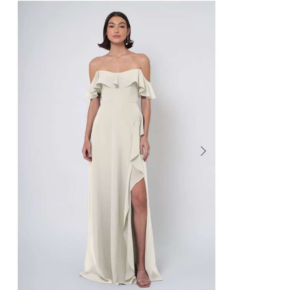 Jenny Yoo Salma Dress in Winter White Size 4 NWT
